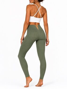 Fabletics High Waisted Seamless Ribbed Leggings
